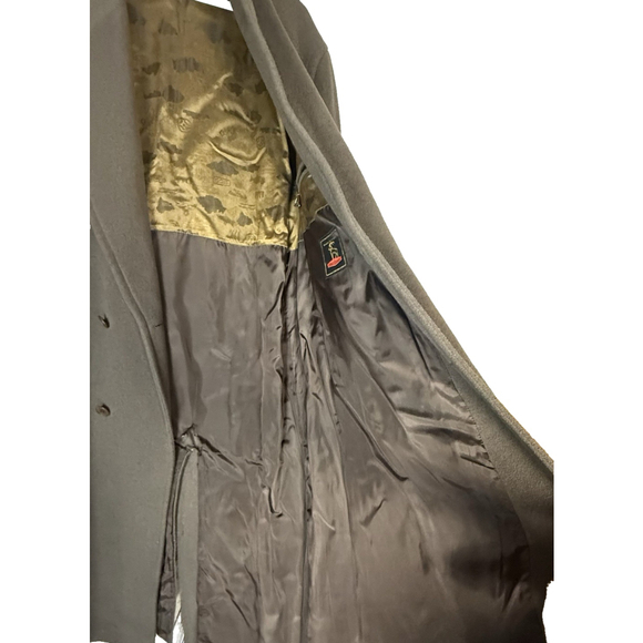 Vintage Steinbock Tyrol Wool Blend Classic Brown Overcoat - Picture 11 of 16